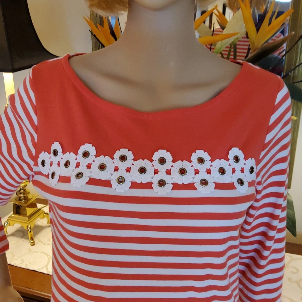 Embellished Stripe Top from Rafaella - Picture 2 of 10